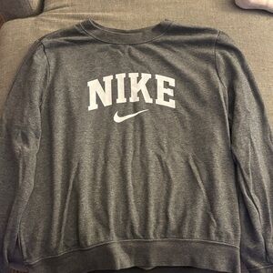 Nike Dark Gray Crewneck Sweatshirt